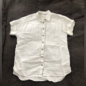 J. Crew Irish Linen Button Up